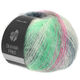Lana Grossa SILKHAIR Print/Landlust | 378-verde chiaro/rosa vivo/ciclamino/verde delicata/grigio