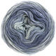 Lana Grossa SLOW WOOL LINO Dégradé | 205-grigio chiaro/grigio topo/grigio blu