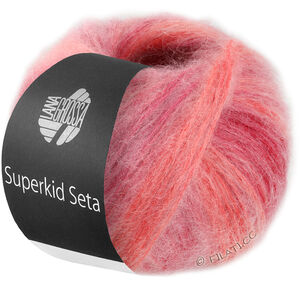 Lana Grossa SUPERKID SETA | 104-rosso vino/lampone/salmone