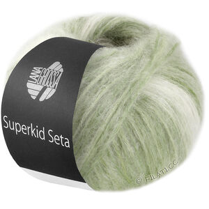 Lana Grossa SUPERKID SETA | 107-verde chiaro/verde pastello/beige chiaro
