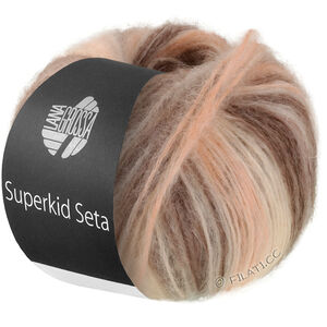 Lana Grossa SUPERKID SETA | 110-beige chiaro/pesca/salmone/grigio marrone