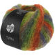 Lana Grossa TWIN 25g | 108-verde scuro/verde chiaro/verde grigio/rosso/rosso scuro/blu violetto
