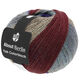 Lana Grossa MEILENWEIT 100g Yak Colorblock (ABOUT BERLIN) | 632-grigio scuro/grigio chiaro/viola/marrone rossiccio/taupe puntinato