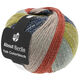 Lana Grossa MEILENWEIT 100g Yak Colorblock (ABOUT BERLIN) | 634-taupe/antracite/senape/menta/rosso mattone puntinato