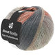 Lana Grossa MEILENWEIT 100g Yak Colorblock (ABOUT BERLIN) | 637-taupe/grigio/rosa grigio/arancio/grigio scuro puntinato