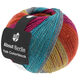 Lana Grossa MEILENWEIT 100g Yak Colorblock (ABOUT BERLIN) | 638-fucsia/giada/verde grigio/giallo grigio/arancio puntinato
