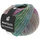 Lana Grossa MEILENWEIT 100g Yak Colorblock (ABOUT BERLIN) | 643-grigio menta/grigio blu/rosa grigio/fucsia/verde grigio puntinato