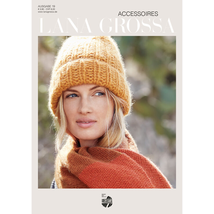 Lana Grossa ACCESSOIRES No. 19 - Rivista tedesca + istruzioni in inglese di Lana Grossa