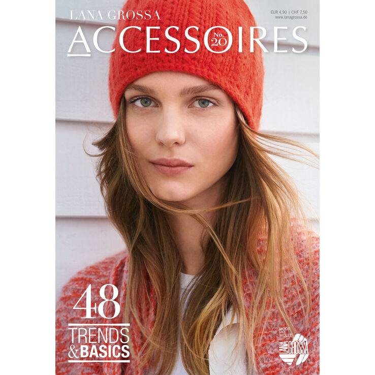 Lana Grossa ACCESSOIRES No. 20 - Rivista tedesca + istruzioni in inglese di Lana Grossa