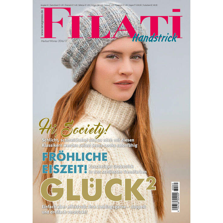 FILATI Handstrick No. 65 - Magazine (DE) + Knitting instructions (EN) di Lana Grossa