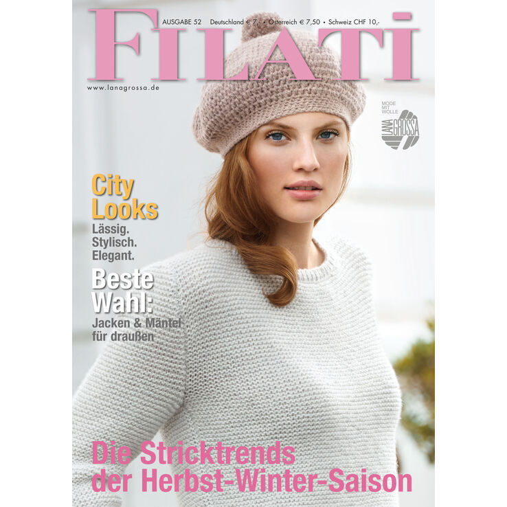 FILATI No. 52 (fall/winter 2016/17) - Knitting instructions (EN) di Lana Grossa