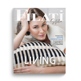 LIVING No. 1 - Rivista tedesca + istruzioni in italiano di FILATI Studio