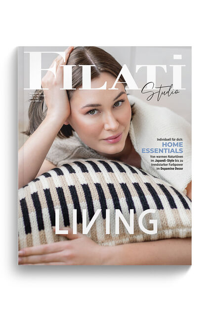 Lana Grossa LIVING No. 1 - Rivista tedesca + istruzioni in italiano