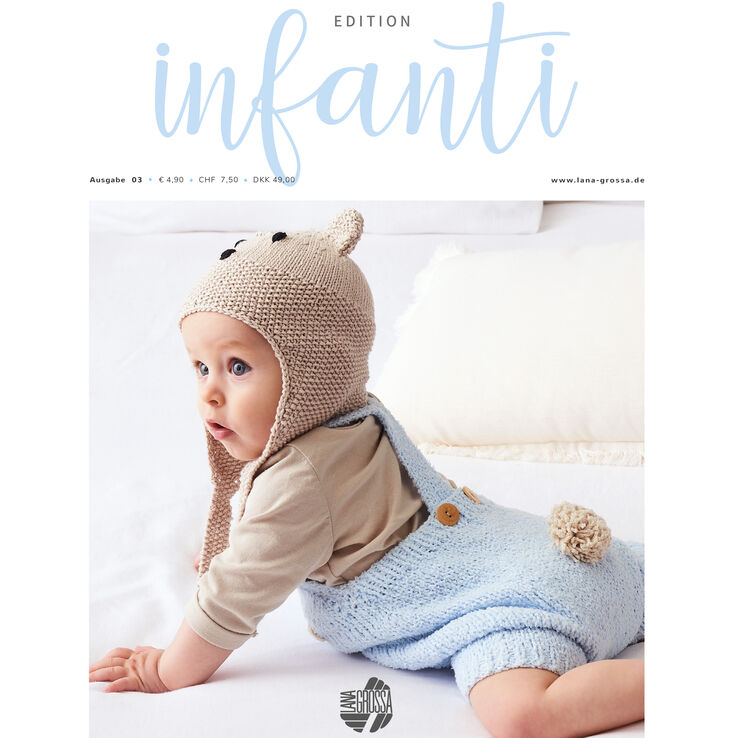 INFANTI EDITION No. 3 - Rivista tedesca + istruzioni in francese di Lana Grossa