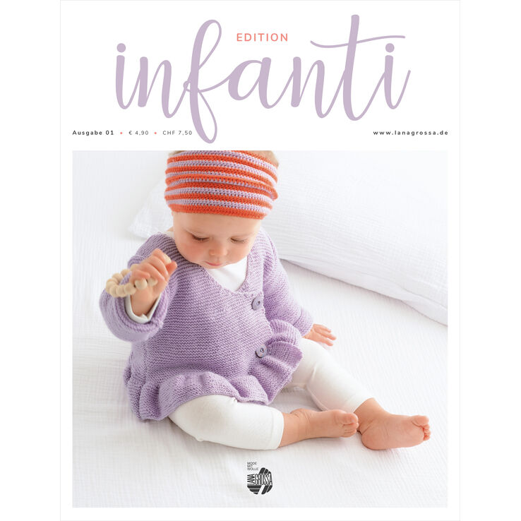 INFANTI EDITION No. 1 - Rivista tedesca + istruzioni in francese di Lana Grossa