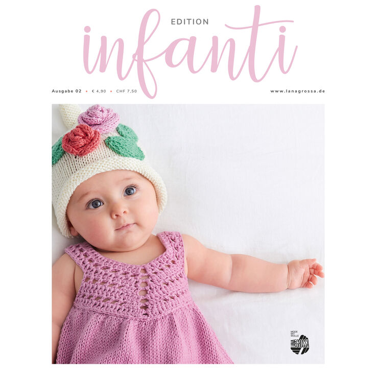 INFANTI EDITION No. 2 - Rivista tedesca + istruzioni in inglese di Lana Grossa