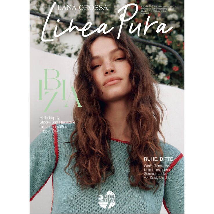 LINEA PURA No. 16 - Rivista tedesca + istruzioni in francese di Lana Grossa