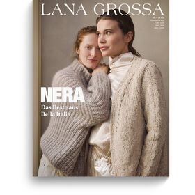 Nera No. 1 - Rivista tedesca + istruzioni in italiano di Lana Grossa