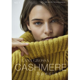 CASHMERE SPECIAL No. 1 - Rivista tedesca + istruzioni in inglese di Lana Grossa