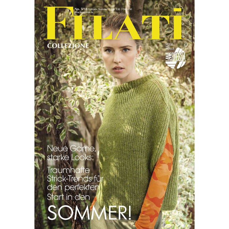 FILATI COLLEZIONE No. 5 - Magazine (DE) + Knitting instructions (EN) di Lana Grossa