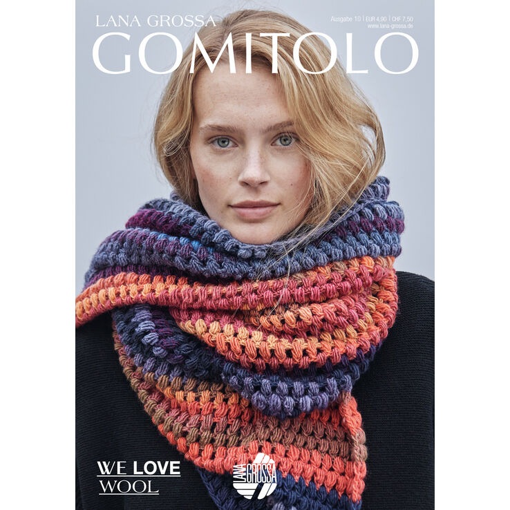 GOMITOLO No. 10 - Rivista tedesca + istruzioni in francese di Lana Grossa