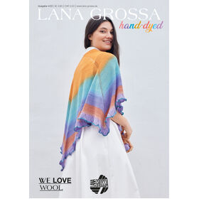 HAND-DYED No. 4 - Rivista + istruzioni in tedesco di Lana Grossa