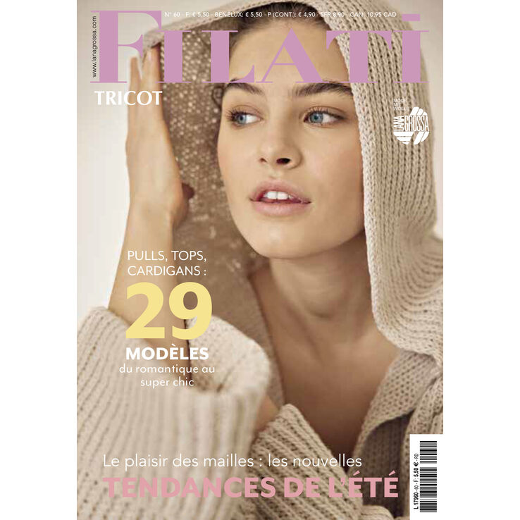 FILATI Tricot No. 20/60 - Rivista + istruzioni in francese di Lana Grossa