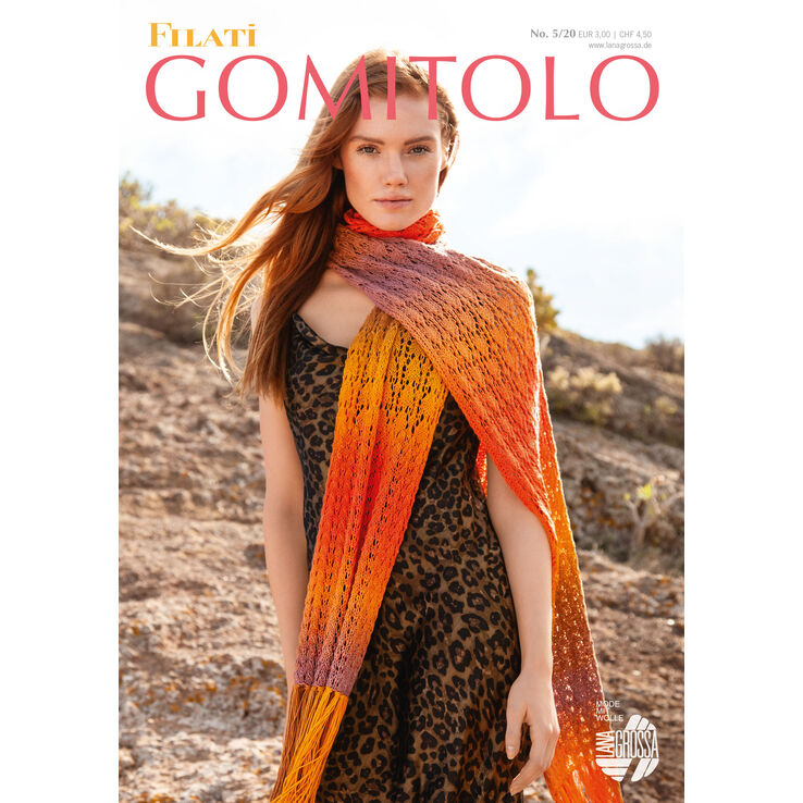 GOMITOLO No. 5 - Rivista tedesca + istruzioni in inglese di Lana Grossa
