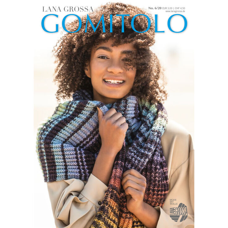 GOMITOLO No. 6 - Rivista tedesca + istruzioni in francese di Lana Grossa