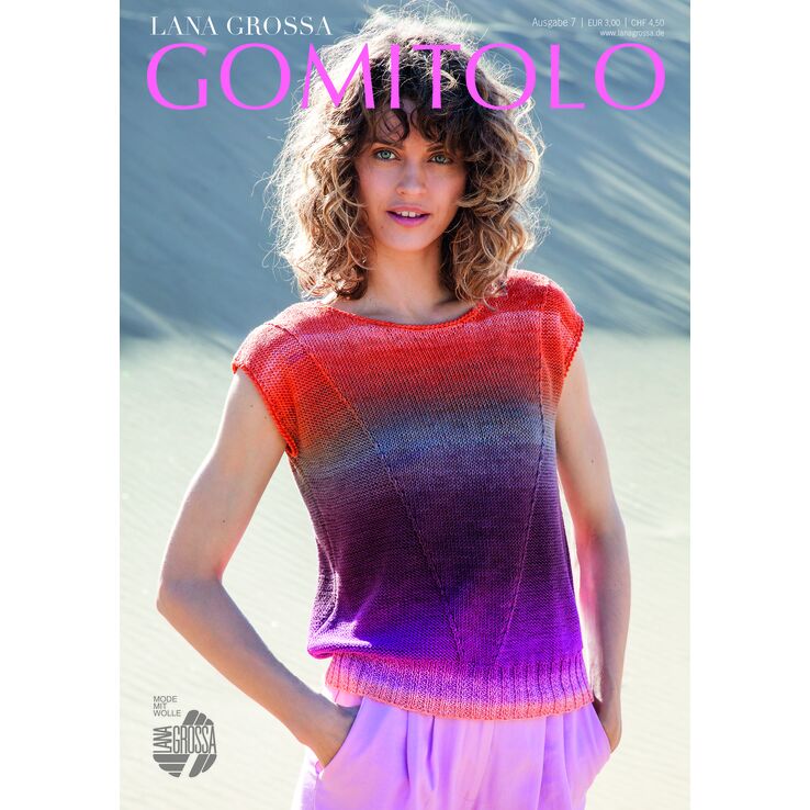 GOMITOLO No. 7 - Rivista tedesca + istruzioni in francese di Lana Grossa