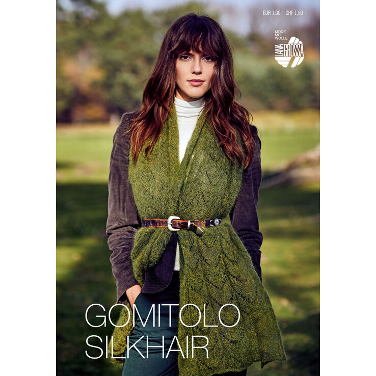 GOMITOLO SILKHAIR Flyer - Magazine (DE) + Knitting instructions (EN) di Lana Grossa