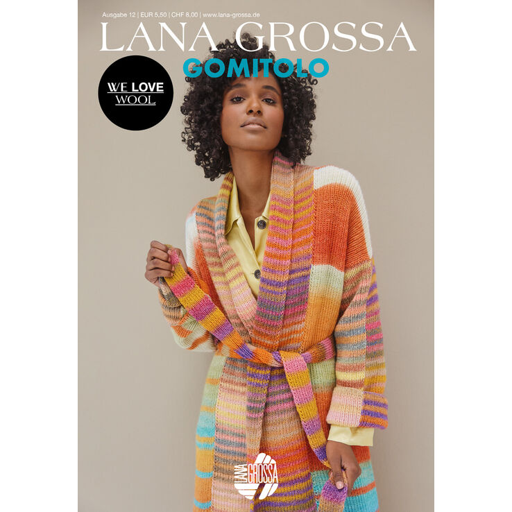 GOMITOLO No. 12 - Rivista tedesca + istruzioni in francese di Lana Grossa