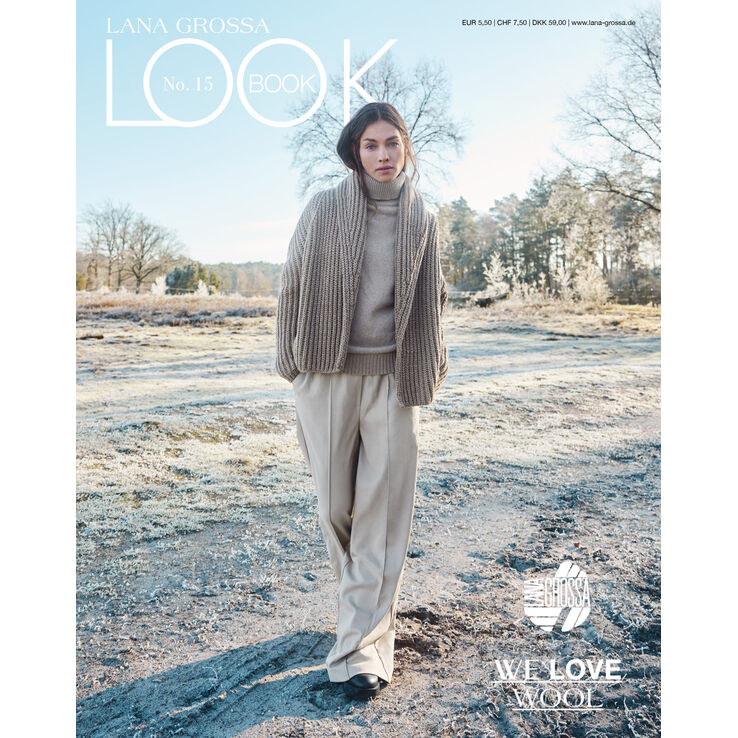 LOOKBOOK No. 15 - Rivista tedesca + istruzioni in francese di Lana Grossa