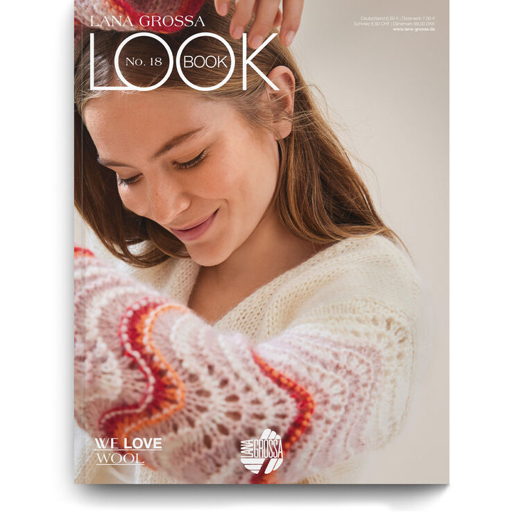 LOOKBOOK No. 18 - Rivista tedesca + istruzioni in francese di Lana Grossa