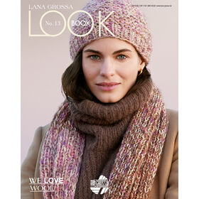 LOOKBOOK No. 13 - Rivista tedesca + istruzioni in inglese di Lana Grossa