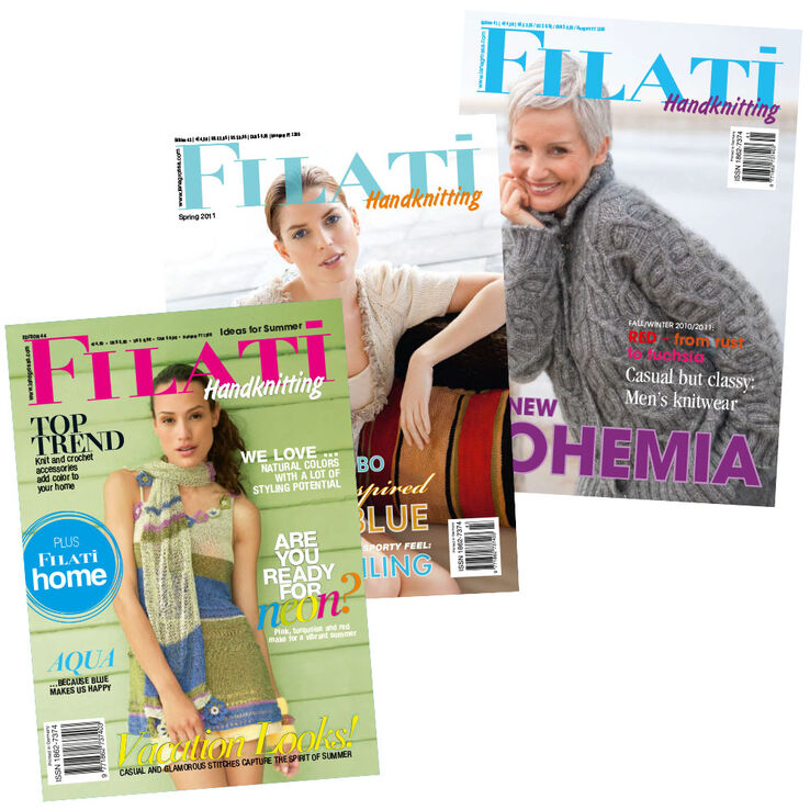 FILATI Handknitting No. 41+43+44 - Versione inglese di Lana Grossa