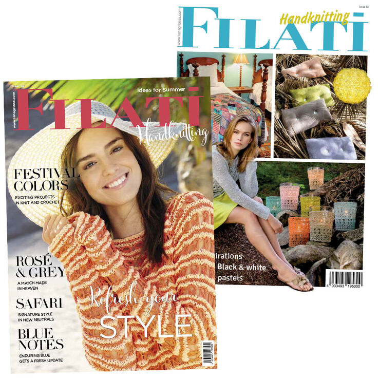 FILATI Handknitting No. 63+64 - Versione inglese di Lana Grossa