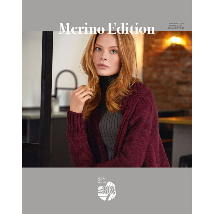 Merino Edition No. 1 - Rivista tedesca + istruzioni in francese di Lana Grossa