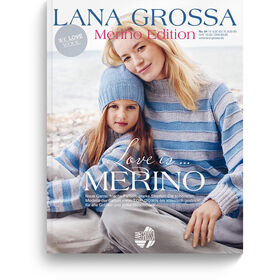 Merino Edition No. 4 - Rivista tedesca + istruzioni in italiano di Lana Grossa
