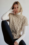 Lana Grossa SMANICATO CON TRECCE Natural Alpaca Pelo