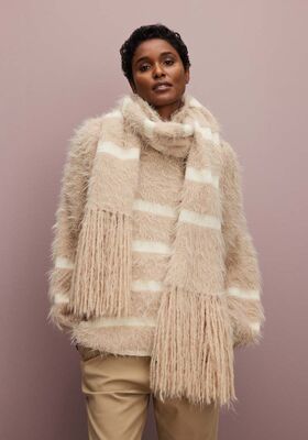 PULL A RIGHE FANTASIA Basta & Cool Merino Big di Lana Grossa