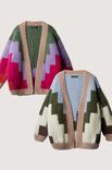Lana Grossa CARDIGAN Mohair di Gio (2 fili)