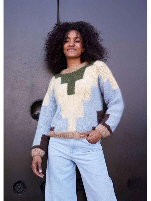 Lana Grossa MAGLIONE Mohair di Gio - Variante 2