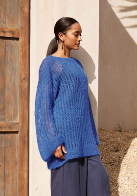 SWEATER Natural Superkid Tweed di Lana Grossa