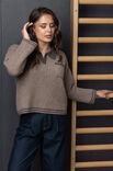 FILATI Studio MAGLIONE ALL'UNCINETTO CON COLLO POLO Landlust Alpaka Merino 160