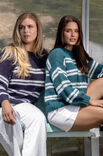 FILATI Studio MAGLIONE A RIGHE Landlust Kidmohair