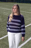 FILATI Studio MAGLIONE A RIGHE Landlust Kidmohair