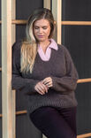 FILATI Studio MAGLIONE POLO RAGLAN TOP-DOWN