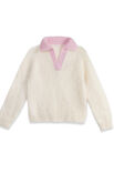 FILATI Studio MAGLIONE POLO RAGLAN TOP-DOWN