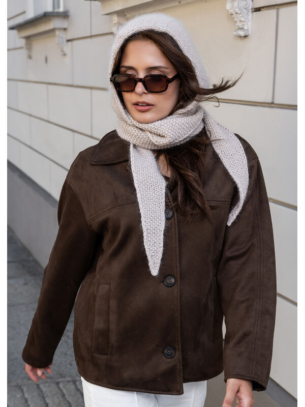 FILATI Studio SCIARPA CON CAPPUCCIO Cool Wool & Silkhair